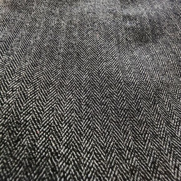 Mossimo Pencil Skirt Womens Size 8 Gray Herringbone Lined Stretch Zip Closure - Picture 2 of 8